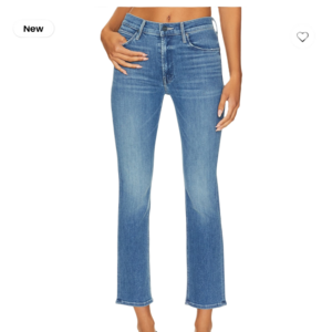 MOTHER mid rise dazzler ankle in wish on a star